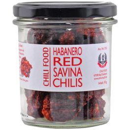 Red Savina Habanero chili – egész, szárított chili