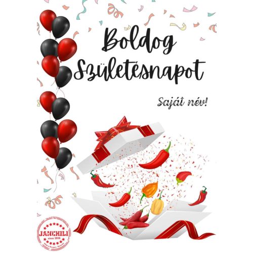 Boldog születésnapot üdvözlőlap